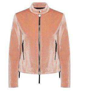 Women's Velvet Jacket in Peach by Giuseppe Zanotti